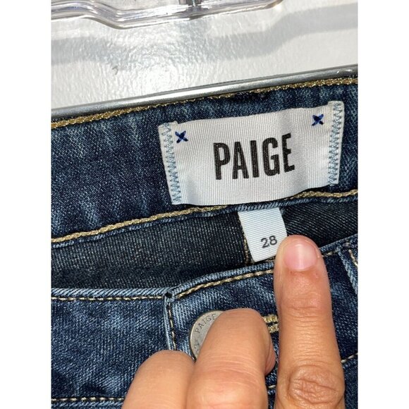 Paige High Rise Verdugo Ankle Skinny Jeans Size 28 Womens - Picture 5 of 11